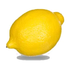 Limón amarillo, materia prima de este polvo